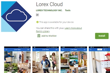 Lorex Cloud app