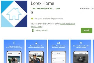 Lorex Home app