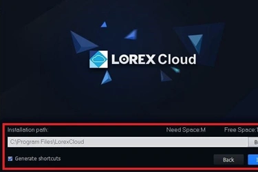 Lorex web portal on PC